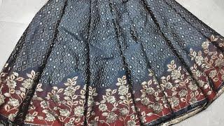 Kali wala lehenga | cutting and stitching full tutorial | easy and simple way #riyascreativecorner