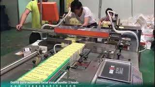 Facial tissue bundle packing machine, Tissue paper packing machine Semi automatic