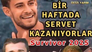 Bir Haftada Servet Kazaniyorlar SURVIVER 2025#Survivor2025 #SurvivorAllStar2025 #keşfet