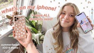 what's on my iphone + apps all students need!!