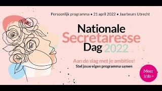 Sfeerimpressie Nationale Secretaresse Dag 2022