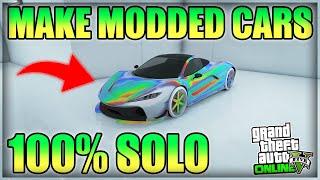 *SOLO* How to make MODDED CARS in GTA 5 Online.. (VERY EASY)