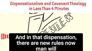 Dispensationalism and Covenant Theology in less than four minutes