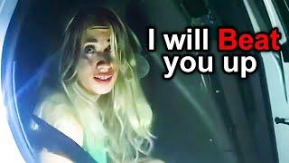 Psycho Karen Tries to Fight 4 Officers, Doesn't End Well