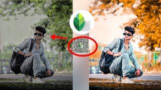 omg  | snapseed qr code photo editing new tricks| snapseed tutorial| snapseed qr code download free