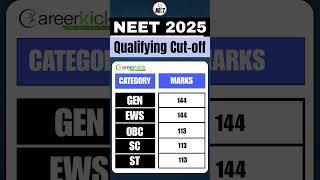 NEET Result Out 2025! | Qualifying Cut-Off 2025 #neet2025 #neetresult