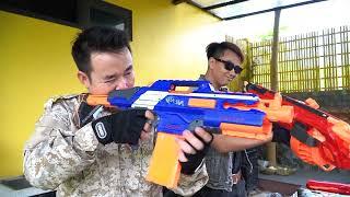 Nerf Guns War : Crazy Nerf Car Chase Boss Wanted Criminal Group Fight S.W.A.T SEAL Team