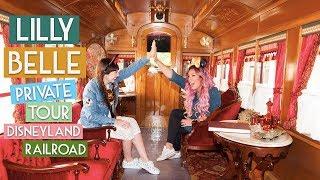 Private Tour of Lilly Belle Train Car Caboose on the Disneyland Railroad