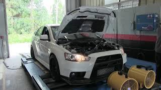 600 WHP Mitsubishi Lancer Evolution X w/ Precision 6266 POV test drive by Rev Works