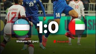  UZBEKISTAN vs  UAE. TASHKENT. AFC. 2024. Review