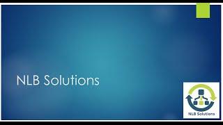 Nick and NLB Solutions