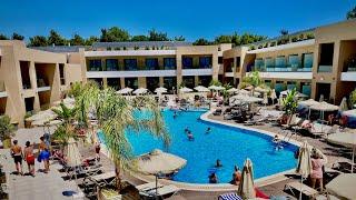 Hotel White Olive Elite Laganas Zakynthos - pokój, basen, jedzenie, plaża i sklepy