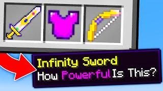 Minecraft, With Custom Infinity Items...