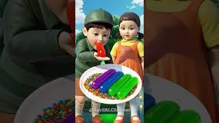 Squid Game AI Edible Slime ASMR #squidgame #squidgame2 #ai #asmr