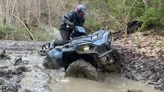 ATV Polaris Sportsman 570 VS MUD !! 4K HD 2023