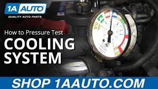 How to Pressure Test Vehicle Cooling System