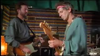 Eric Clapton, Keith Richards, Chuck Berry -Jam 1986- (Video with Synchronized Sound)