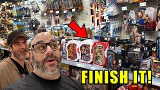 FINISH IT!!!! Toy Hunting and Getting Caught up on Figure Lines!!!