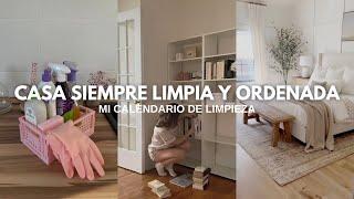 CÓMO me ORGANIZO para TENER mi CASA siempre LIMPIA y ORDENADA 🫧(ORDEN y LIMPIEZA) Jessi Franquet