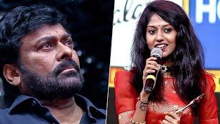 Megastar Chiranjeevi Adoring Singer Madhu Priya's Cute Winning Speech At South Awards Show