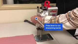 KM Servo Light 5-Inch High-Speed Straight Knife Cloth Cutting Machine