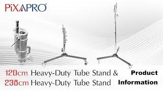 PiXAPRO 120cm & 238cm Heavy-Duty Stainless Steel Tube Stands