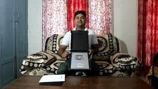 silver play button unboxing | youtube silver play button mil gaya | thanks to all of my subscriber