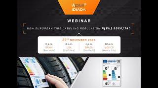 New European Tyre Labeling Regulation R(EU) 2020/740 Webinar