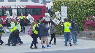 MTS South Bay service is impacted by a work stoppage