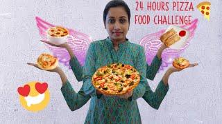 I only ate PIZZA for 24 HOURS Challenge [TAMIL] | 24 hours food challenge | food challenge