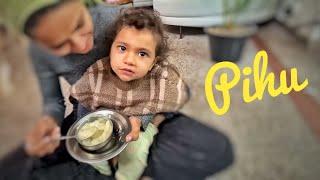 Pihu ko subey utke custard apple khana hai  Pihu cute moments || Pihu and Rasbhari Moments ||