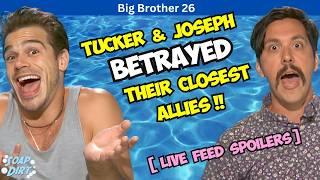 Tucker & Joseph BETRAY Their Closest Allies: Big Brother 26 Shocker! #bb26 #bigbrother