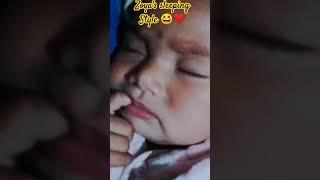 miss Zoya babe sleeping style#babe #girl #love #babygirl #memories #viral