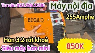 CHỈ 850K Mua ngay máy hàn que mini nội địa chạy rất êm.Bao khoẻ 3.2 #mayhan #kobe #mayhanque #lucky