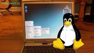 Linux gaming on a 19 year old laptop (tux game special)