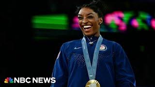 Biles strikes gold, again, in individual all-around competition