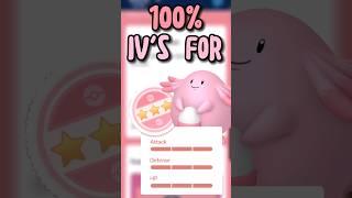 100% IVs for Chansey In Pokémon Go!