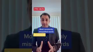 Most commonly misspelled word in PTE and IELTS | PTEfor199 Australia #australia #pte #ielts #ccl #nz