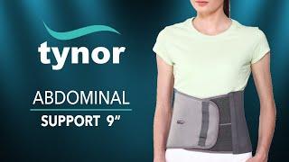 How to wear Tynor Abdominal Support 9" for uniform support and compression of abdomen