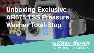 UNBOXING | AR675 TSS Pressure Washer Total Stop | AR BLUE CLEAN 2000 PSI 1.7 GPM