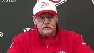 Chiefs' Andy Reid updates reporters ahead of Super Bowl rematch