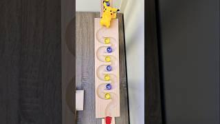 Wooden ️ Tracks ️ Marble Run Race #5 ASMR  SATISFYING  #shorts #marblerun #marblerunrace #asmr