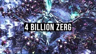 StarCraft 2 LotV - Last Stand - 4 Billion Zerg (Brutal, minimal upgrades)