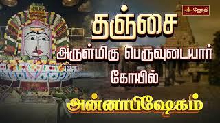 தஞ்சை அருள்மிகு பெருவுடையார் கோவில்  - அன்னாபிஷேகம் | Annabishekam 2024 | Jothitv