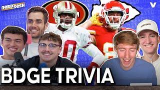 NFL Trivia with BDGE goes down to the WIRE | Nerd Sesh