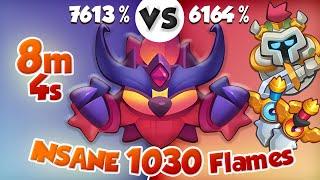 INSANE 1030 Flames PHOENIX @ 8:04 mins | PVP Rush Royale