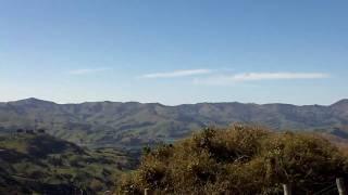 New Zealand - Akaroa - Driving into the valley