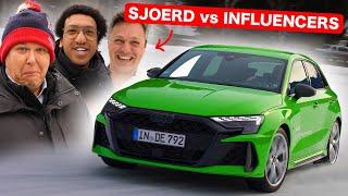 RACEN met de AUDI RS3! Wie is het SNELST op het IJS?!