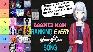 BOOMER MOM Ranks ALL Nightcord at 25:00 Songs [AS OF 1/5/25]