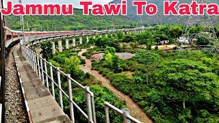 Jammu Tawi to Katra Train Journey //Tunnel View